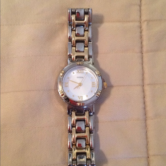 guess two tone watch